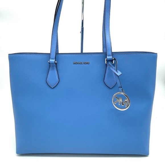 Michael Kors Handbags - Michael Kors Bag Large Sheila Mf Tote Bag South Pacific Blue